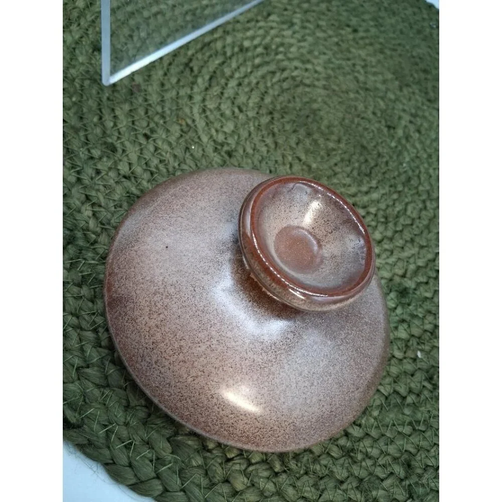 Vintage Frankoma Brown Ceramic Teapot With Lid